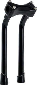 Biltwell Murdock O S Risers 30.5 cm (12") - Black Satin