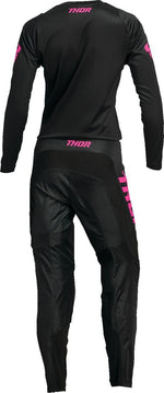 Thor Womens Sector Minimal Jersey - Black Pink
