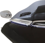 Ciro Horizon LED Lighted Windshield Trim For Harley Davidson FLTRK 1868 ABS 2020-2024 Chrome Clear