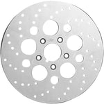 Pro-One Polished Stainless Steel Brake Disc For Harley Davidson FLST 1340 1986-1990 Front Left - Silver