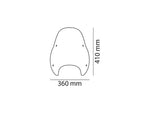Puig Custom I Screen For Suzuki 125 XT 1999-2000 - Light Smoke