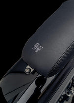 Slyfox The Drifter Seat For Harley Davidson FXD 1340 1996-1998 Carbon Fiber/Gray Logo/Smooth - Black/Grey