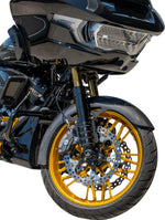 Arlen Ness Wrapper Fender For Harley Davidson FLHR 1450 1999-2003 48cm (19") Front - Black/Carbon Fibre