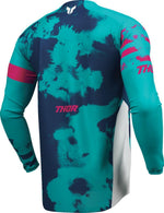 Thor Launchmode Bleach Jersey - Aqua/Blue/Pink/White