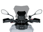 WRS Windscreen Intermedio Tracer 9 GT/GT+ For Yamaha MT-09 TR DXCS 2025 42.5 cm (16-3/4") - Dark Smoke