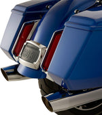 Ciro Filler Panel Tail Lights For Harley Davidson FLHX 1923 ABS 2024-2026 Red Chrome