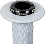 Renthal MX Original Lock-On Diamond Knurled Grips For Honda CRF250R 2023-2024 - White