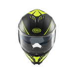 Premier Typhoon FR Helmet - Matte Black/Yellow