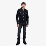 Spada Tura Trucker Men's Motorcycle Jacket - Solid Black