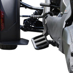 Show Chrome Combat Floorboards For Can Am RYKER 600 ACE 2019-2024 - Black/Contrast Cut