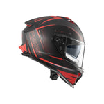 Premier Typhoon FR Helmet - Matte Black/Red