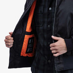 Spada Airforce MA1 Waterproof Motorcycle Bomber Jacket - Black