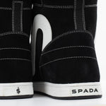 Spada Strider S Waterproof Trainer Style Motorcycle Boots - Black/White