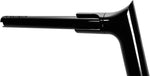 Fat Baggers Inc. 1-1/2" EZ Install Pointed Top Handlebar For Harley Davidson FLHT 1750 2019-2020 35.5 cm (14") - Black