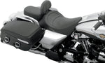Drag Specialties Backrest Compatible Mild Stitched Solo Seat For Harley Davidson FLHR 1340 1997-1998 56cm Long - Black