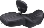 Mustang Wide Deluxe Touring Passenger Seat For Harley Davidson FLHX 1923 2024-2026 - Black/Grey