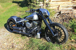 Cult Werk Fork Covers For Harley Davidson FXSB 1690 2013 Upper - Black