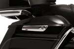 Ciro LED Saddlebag Hinge Covers For Harley Davidson FLH 1868 ABS 2021 - Chrome/Grey/Smoke