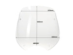 WRS Windscreen For BMW R 1150 R 2001-2006 40 cm (15-3/4") - Clear