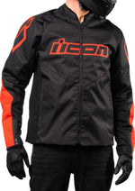 Icon Unisex Hooligan Jacket - Black Red