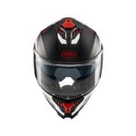 Premier Typhoon Helmet - Grey/Red/White