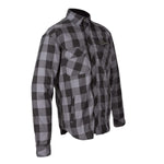 Spada Maine CE Check Riding Shirt Black & Grey