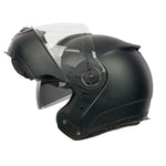 Spada Bastion Flip Front Motorcycle Helmet - Matt Black