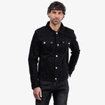 Spada Tura Trucker Men's Motorcycle Jacket - Solid Black