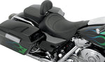 Drag Specialties Backrest Compatible Mild Stitched Solo Seat For Harley Davidson FLHT 1340 1997-1998 62cm Long - Black
