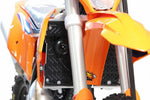 AXP Xtreme Radiator Guards For KTM EXC250 2017 - Black/Silver