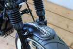 Cult Werk Front Fender Old School For Harley Davidson XL 1200 X 2010-2015 Front - Gloss Black