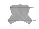 WRS Windscreen For KTM Super Adventure 1290 R ABS 2021-2024 30 cm (11-3/4") - Smoke