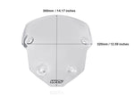 WRS Windscreen For Triumph Tiger 850 ABS 2022-2024 36 cm (14-1/4") - Clear