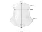 WRS Windscreen For Triumph Tiger Explorer XCA ABS 2016-2020 59 cm (23-1/4") - Clear