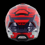 Axor Brutale Full Face Helmet With Dual Spoiler - Plexus Blue Red