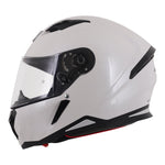 Axor SH890 Hunter Full Face Helmet - Solid White Gloss