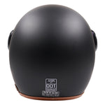 Axor Jet Open Face Helmet - Matt Black / Brown