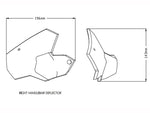 Puig Handlebar Deflectors For BMW F750 GS 2018-2024 - Light Smoke