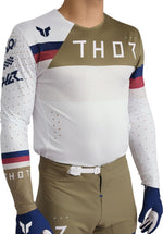 Thor Sportmode League Jersey - Maroon/Navy/Tan/White