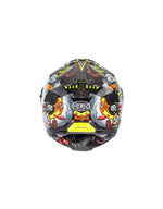 Premier Typhoon LY Graphic Helmet - Grey/Red/Yellow