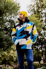 Thor Brave Tour Jacket - Black Blue Light Grey Yellow