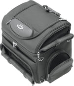 Saddlemen Pet Voyager Rear Carrier Bag - Black/Chrome