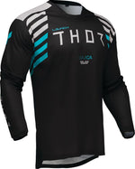 Thor Launchmode Zone Jersey - Black Light Grey Sand Turquoise