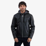 Spada Lambert Rev 2 Leather Motorcycle Jacket - Black
