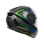 Spada Sirius Flip Front Motorcycle Helmet - Flow Green
