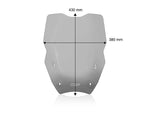 WRS Windshield For BMW R 1300 GS ABS 2023-2026 43 cm (17") - Smoke