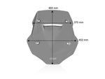 WRS Windscreen Standard CF MOTO 800MT For CF Moto MT 800 ABS 2022-2024 46.5 cm (18-1/4") - Smoke