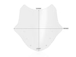 WRS Windscreen For BMW R 1200 RT ABS 2014-2019 63 cm (24-3/4") - Clear