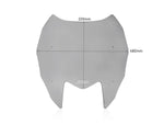 WRS Windscreen For Yamaha XP 560 T-Max ABS 2022-2024 32 cm (12-1/2") - Smoke