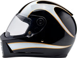 Biltwell Lane Splitter 22.06 Helmet - Black White